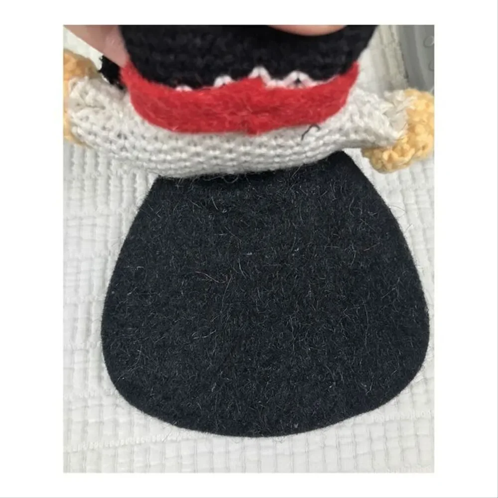 Halloween Crochet Knit Garlands (2) Witch Bat Vampire Yarn Felt ~ 7' Need TLC